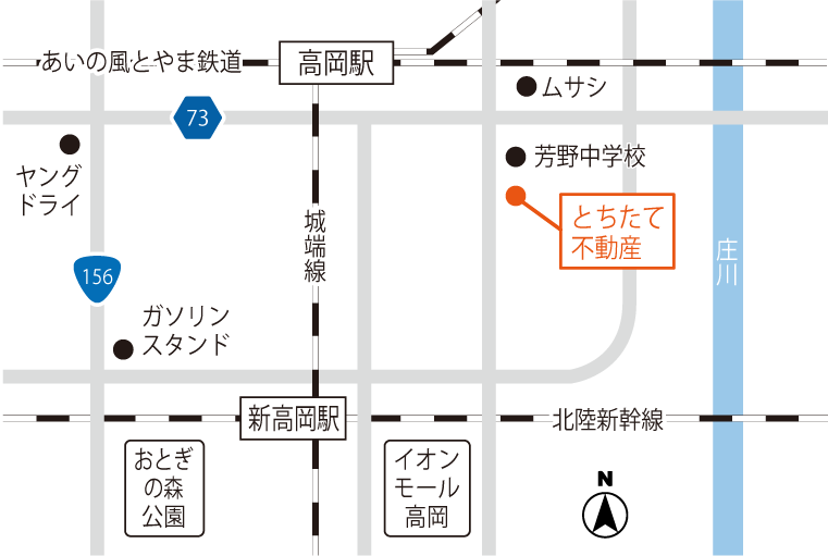 とちたて不動産 地図